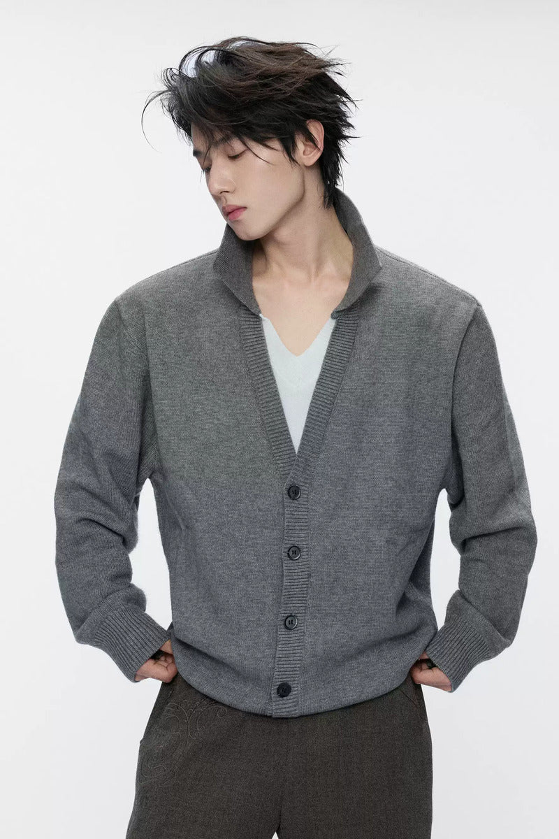 Layered Double V Neck Sweater