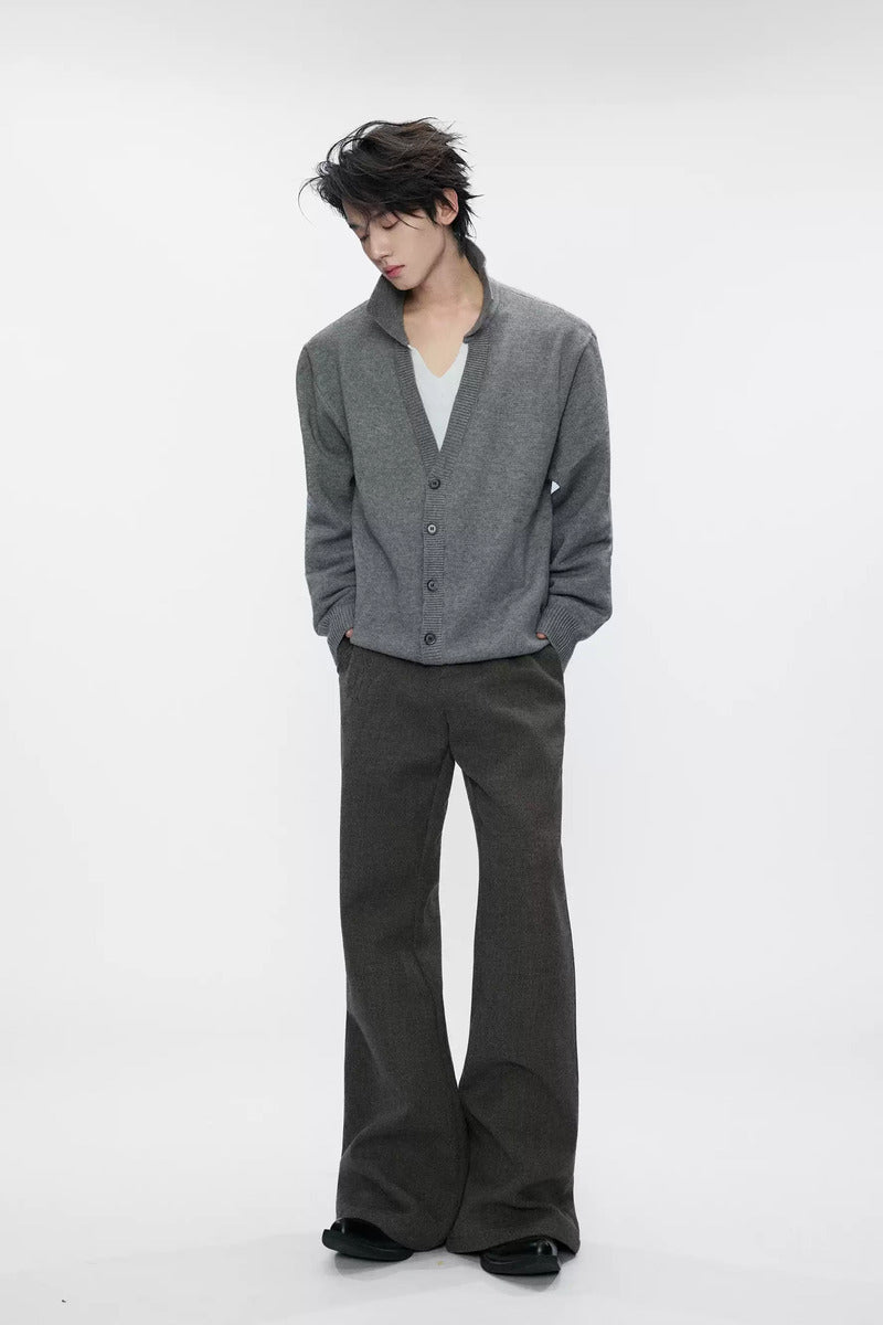 Layered Double V Neck Sweater
