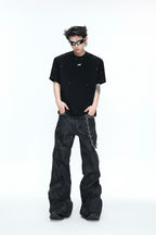 Asymmetric Cropped T-Shirt