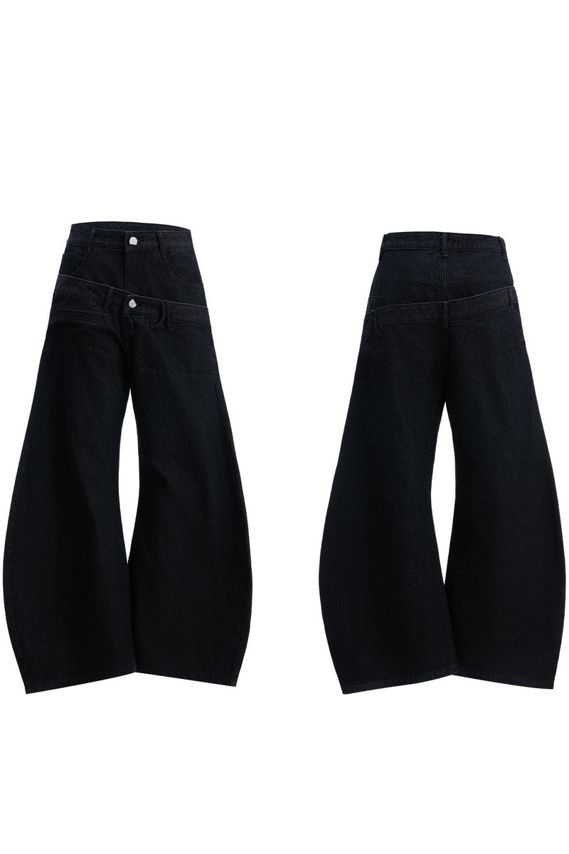 Banana Cut Wide Jeans