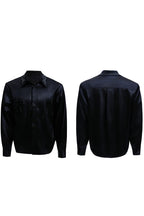 Satin Glitter Boxy Shirt