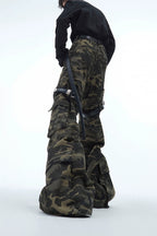 Belted Camo Vintage Cargo Pants
