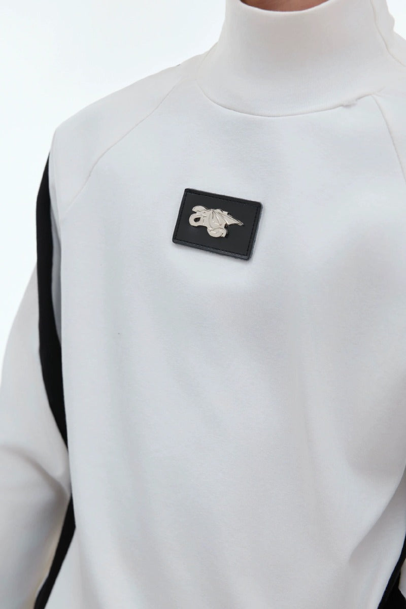 Colorblock Turtleneck Slim Fit Base Layer