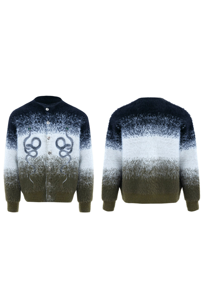 Year of the Snake Gradient Knit Sweater