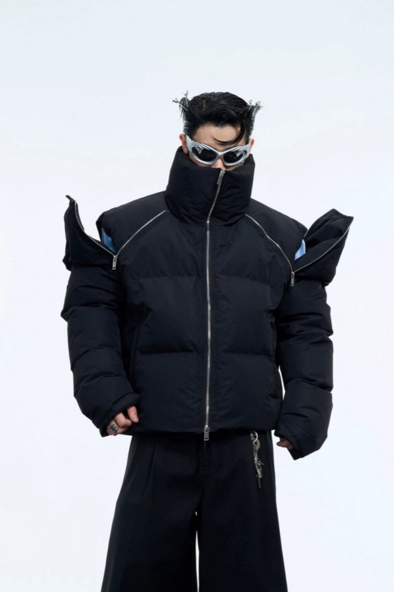 Cropped Heavyweight Puffer Jacket