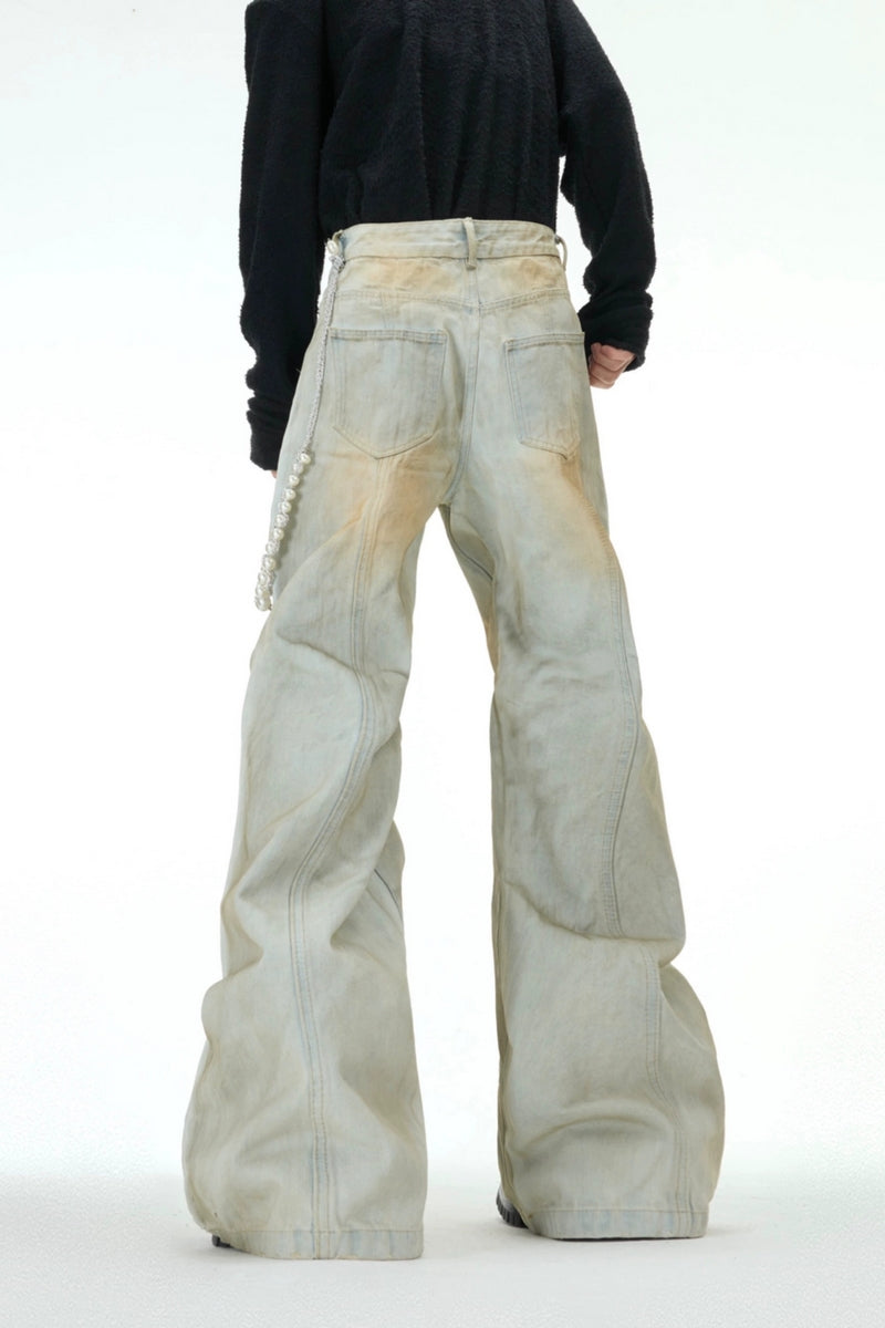 Pearl Accent Flared Jeans