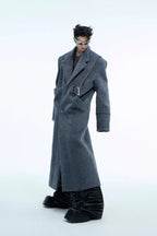 Structured Belted Wool Trench Coat