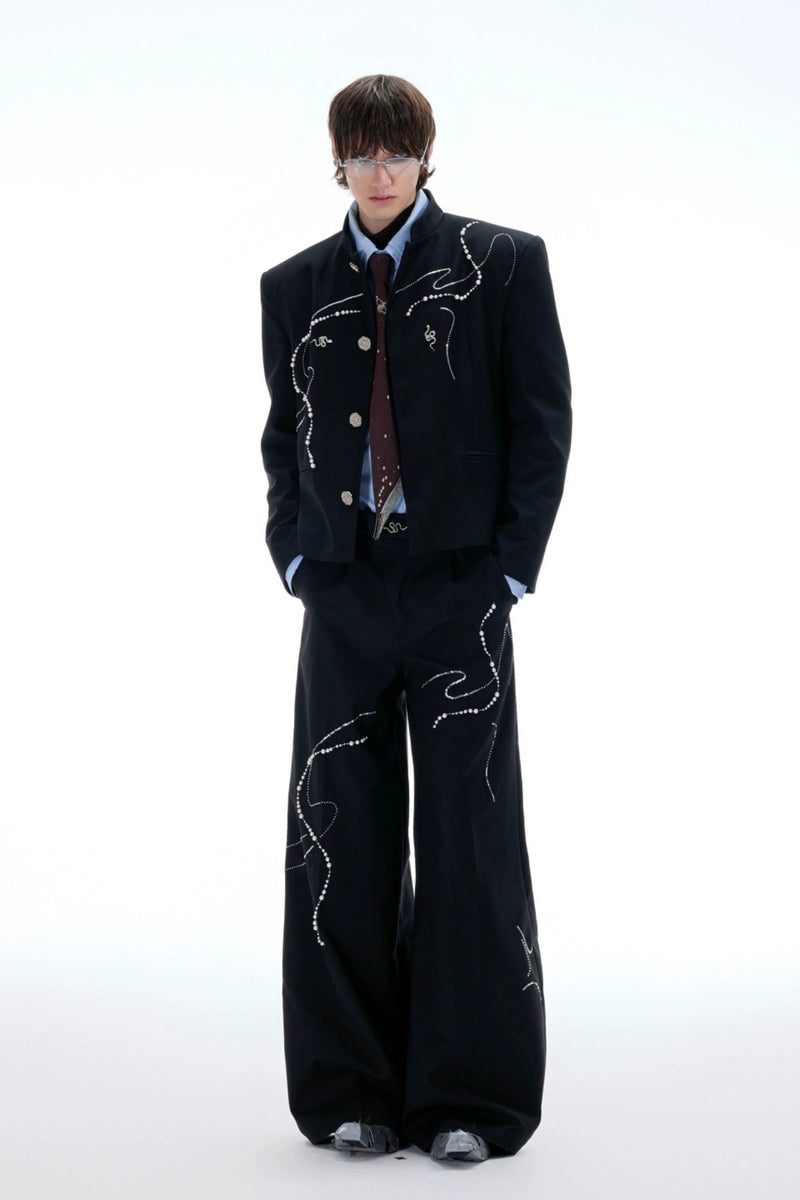 Snake Year Suit Trousers