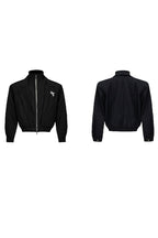 Double Collar Layered Padded Jacket
