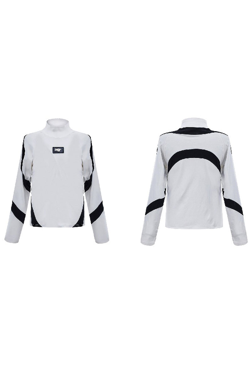Bleach Colorblock Colorblock Turtleneck Slim Fit Base Layer – Argue Culture