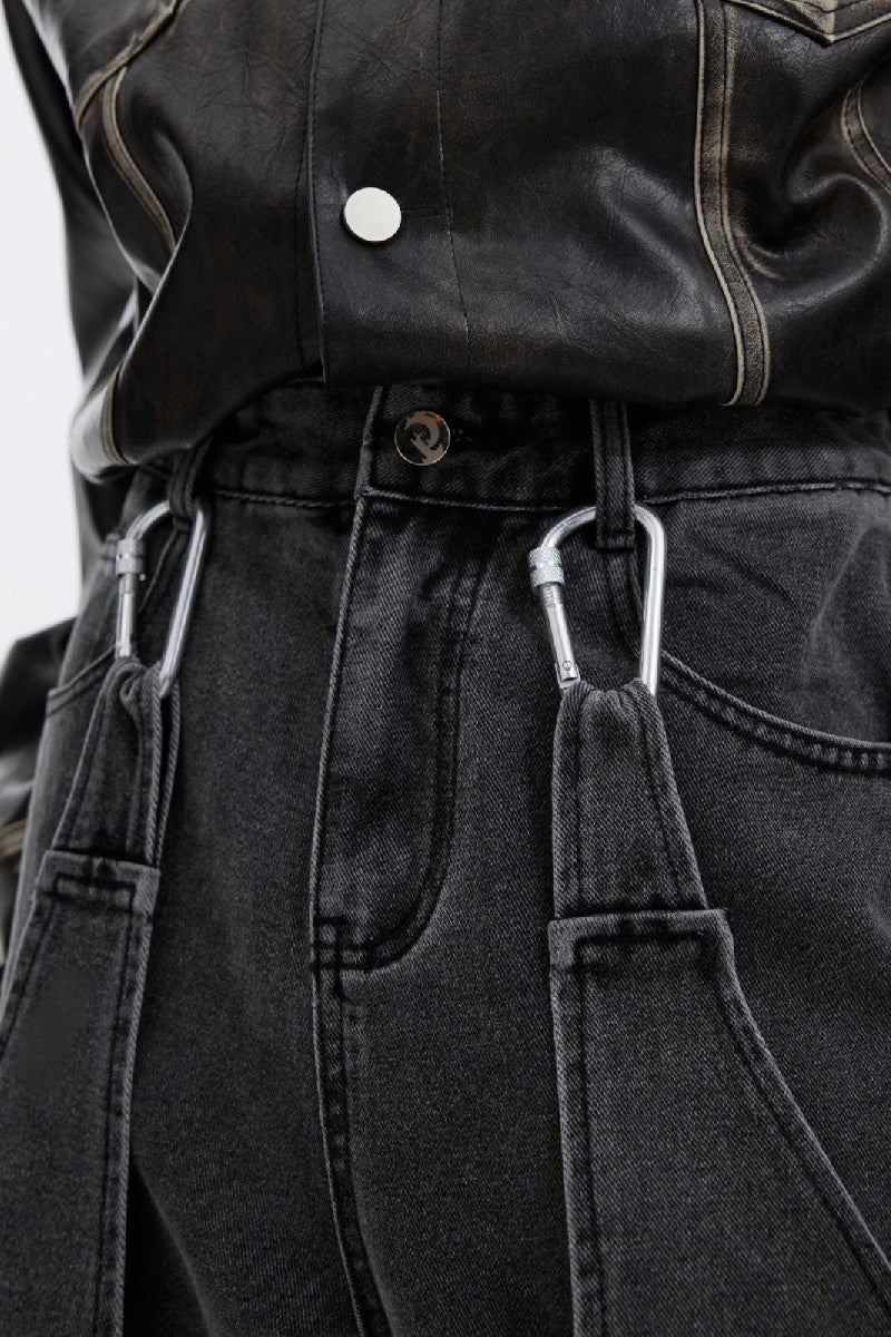 Retro Distressed Jeans