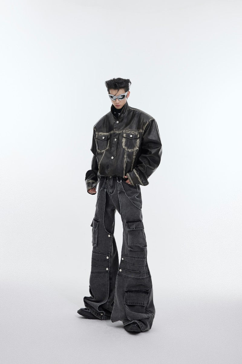 Retro Distressed Jeans