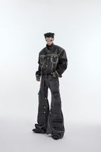 Retro Distressed Jeans