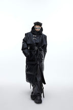PU Leather Long Coat