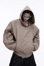 PU Leather Oversized Jacket