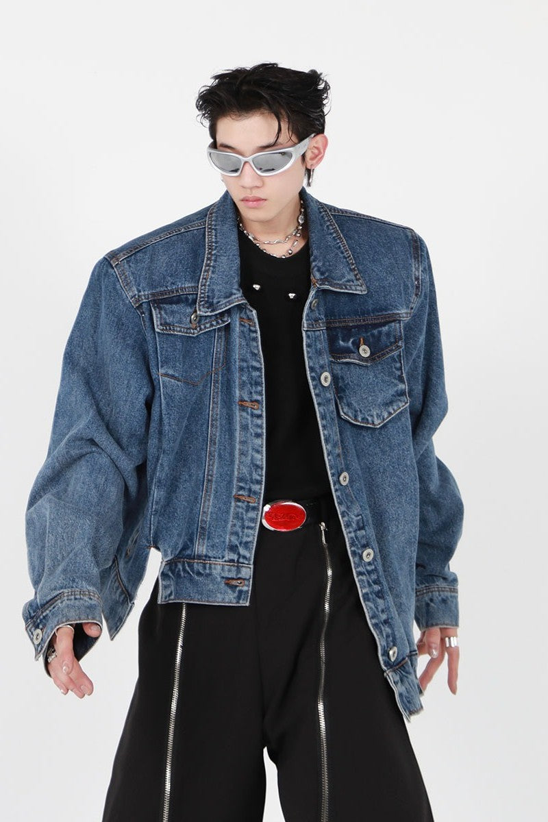 Irregular Denim Jacket