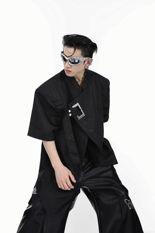 Deconstructed Chinese Style Shirt