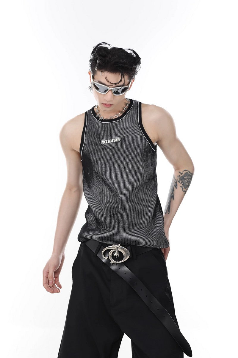 Knitted Vest Tee