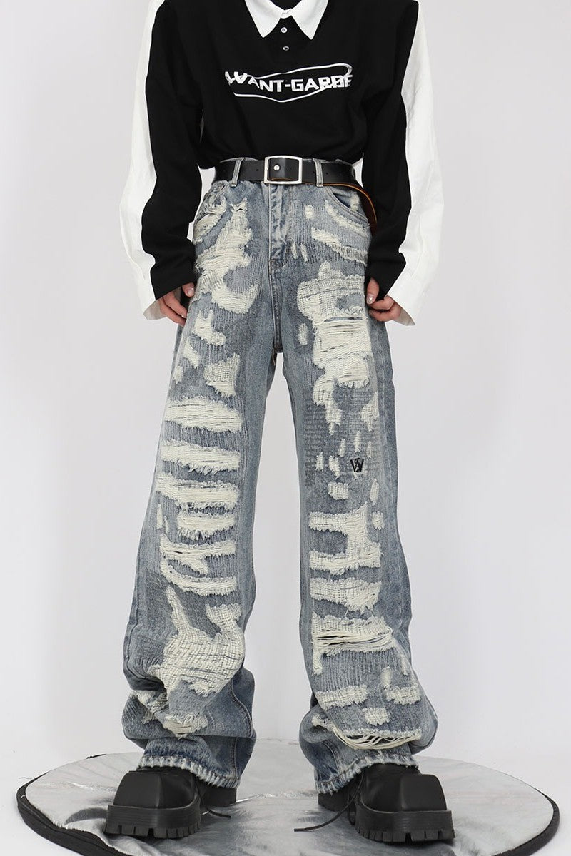 AC Loose Destroyed Denim