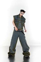 Hand Painted Denim