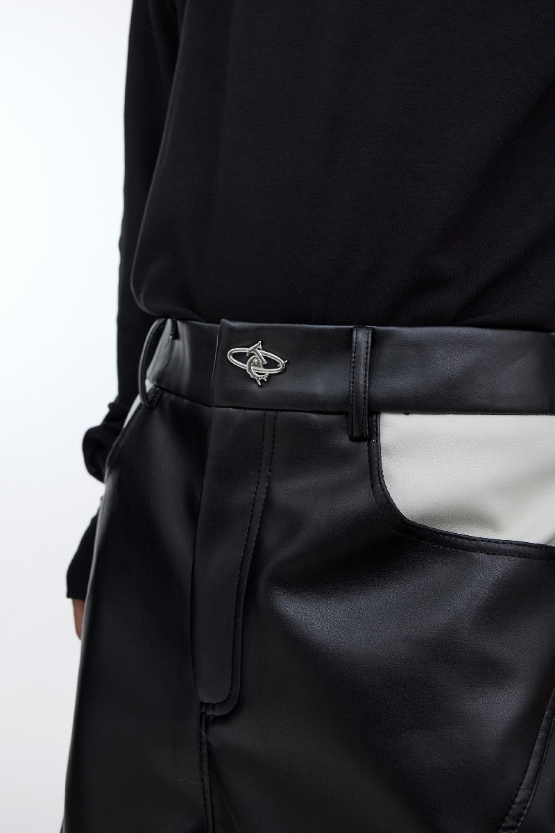 Straps PU Leather Pants – Argue Culture