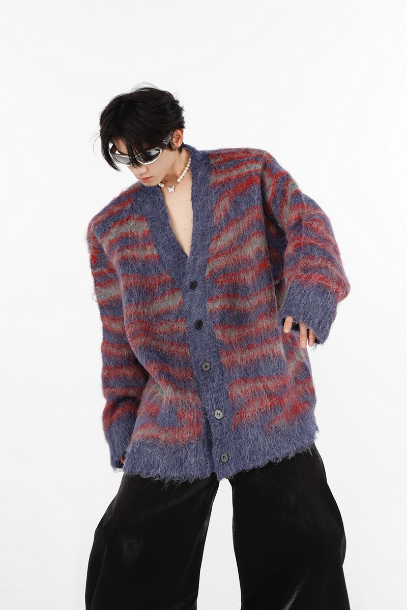 Mohair Knit Cardigan