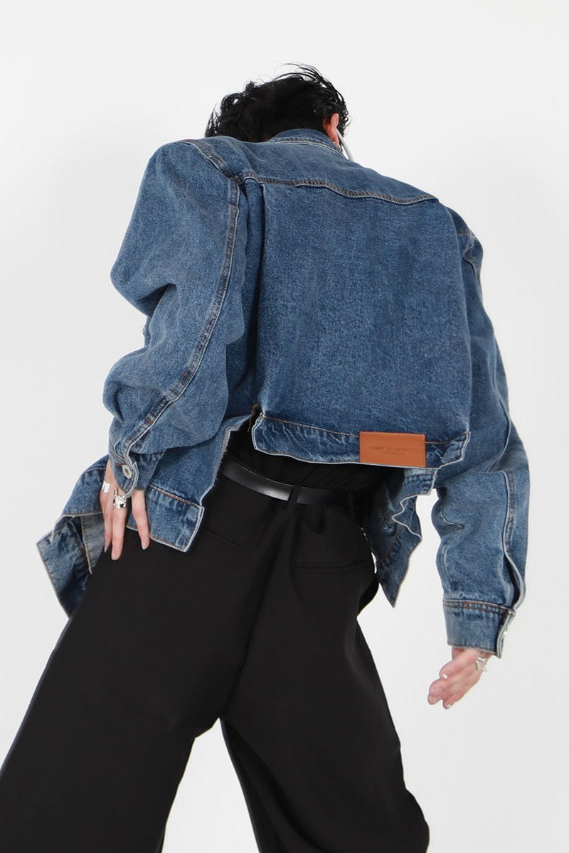 Irregular Denim Jacket