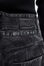 Flared Distressed Denim