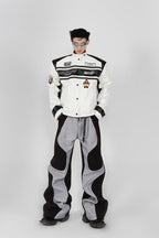 PU Leather Reflective Trousers