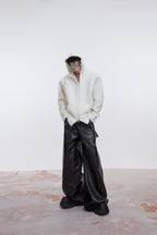 Mohair Knit Hoodie