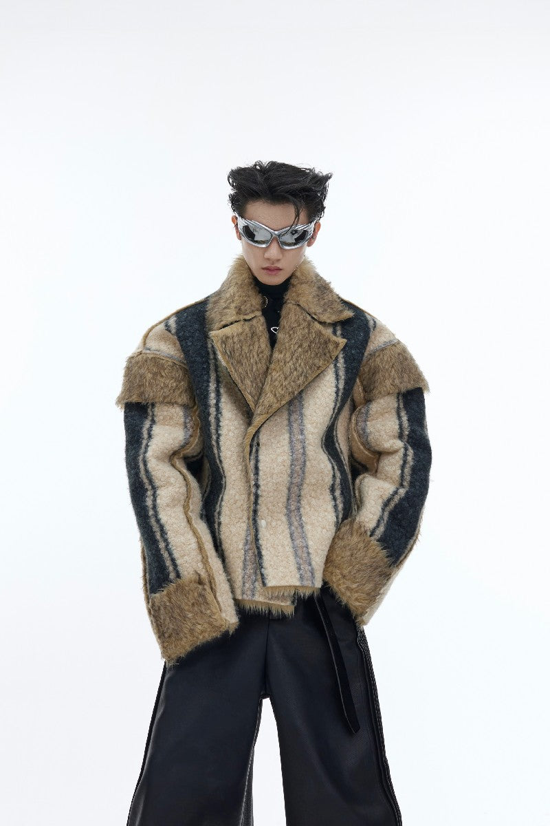 Reversible Fur Coat Jacket